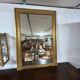 Louis phillipe mirror, louis xvi style, late 19th century