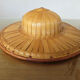 Hat colonial helmet in bamboo 70s