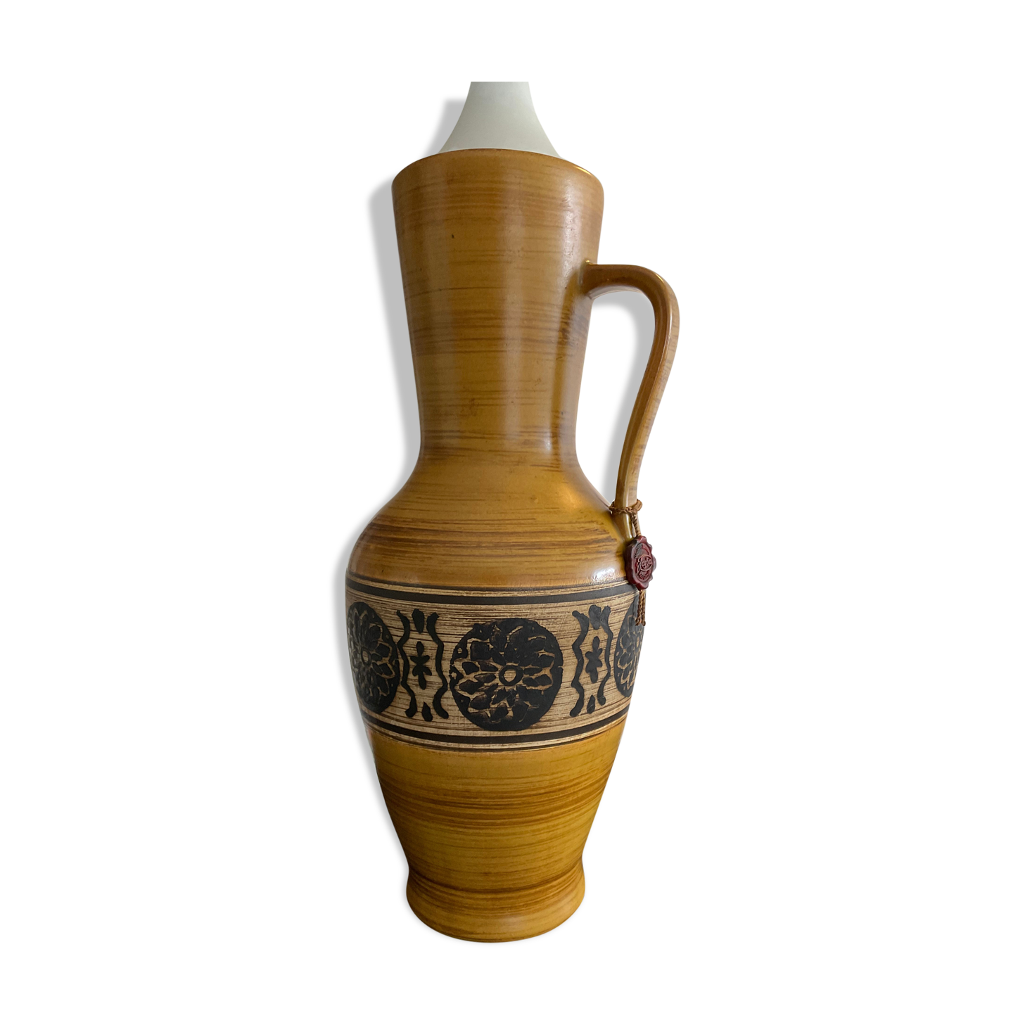 Large Vase jug Jasba ceramic West Germany 60s