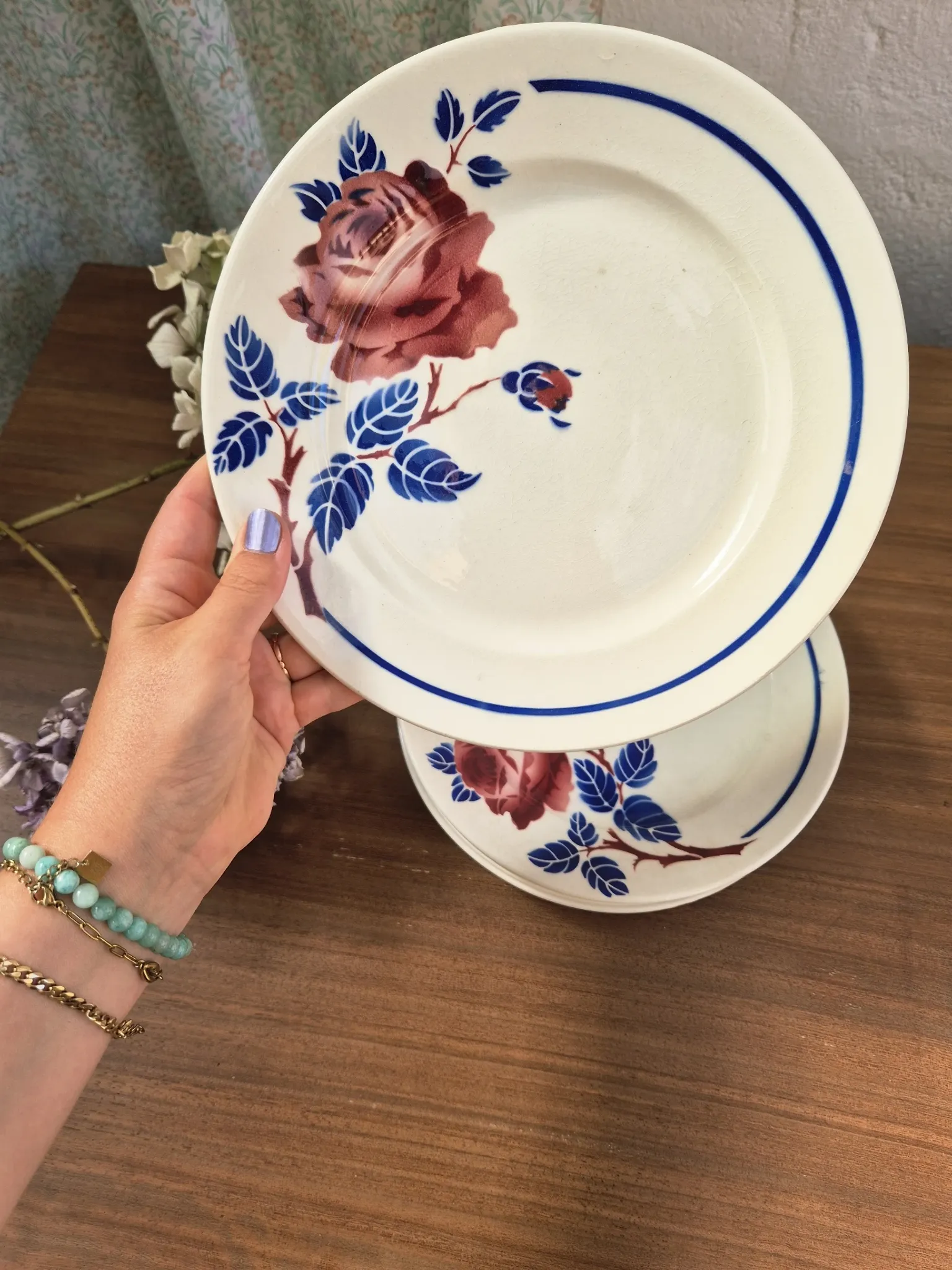 Vintage Luneville plates
