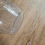 Pair of cracked glass vases