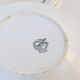 Set of 4 mouin des Loups plate, green motif, French vintage, rustic, countryside