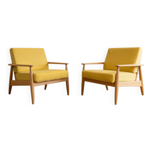 Paire de fauteuils scandinave
