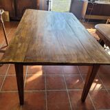 Old fir farm table, 180×102cms