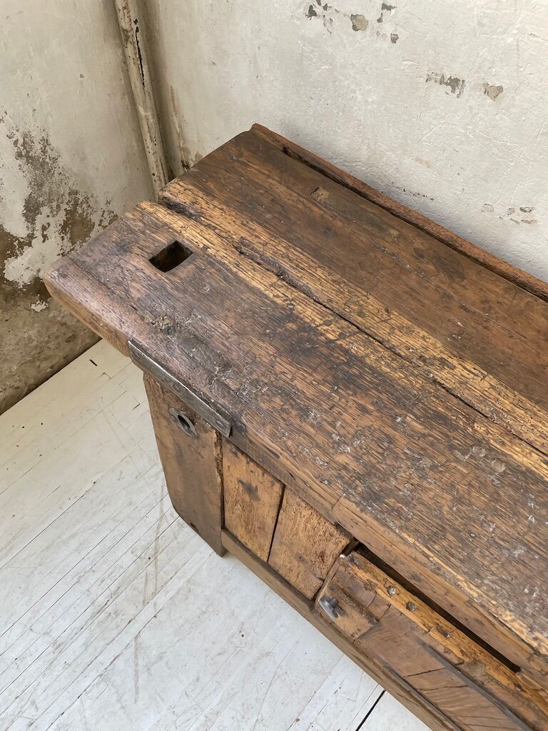 Established former brutalist console oak pine