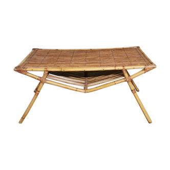 Rattan coffee table