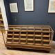 Old oak display counter with 24 drawers