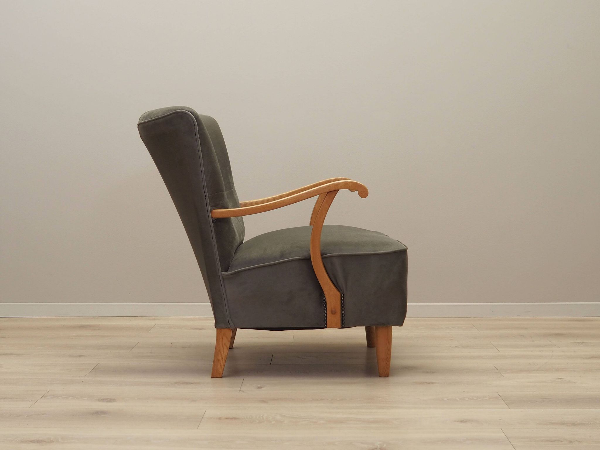 Beech armchair, Danish design, 1960s, production: Denmark