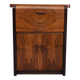 Art Deco furniture in burl wood from the 1920s, Netherlands.