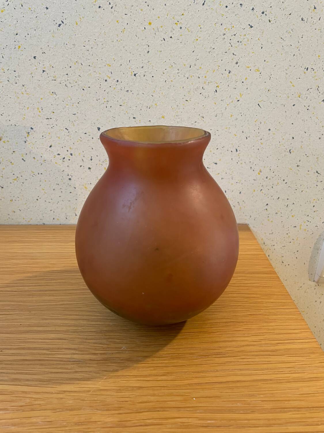 Schneider "le Verre Français" round vase