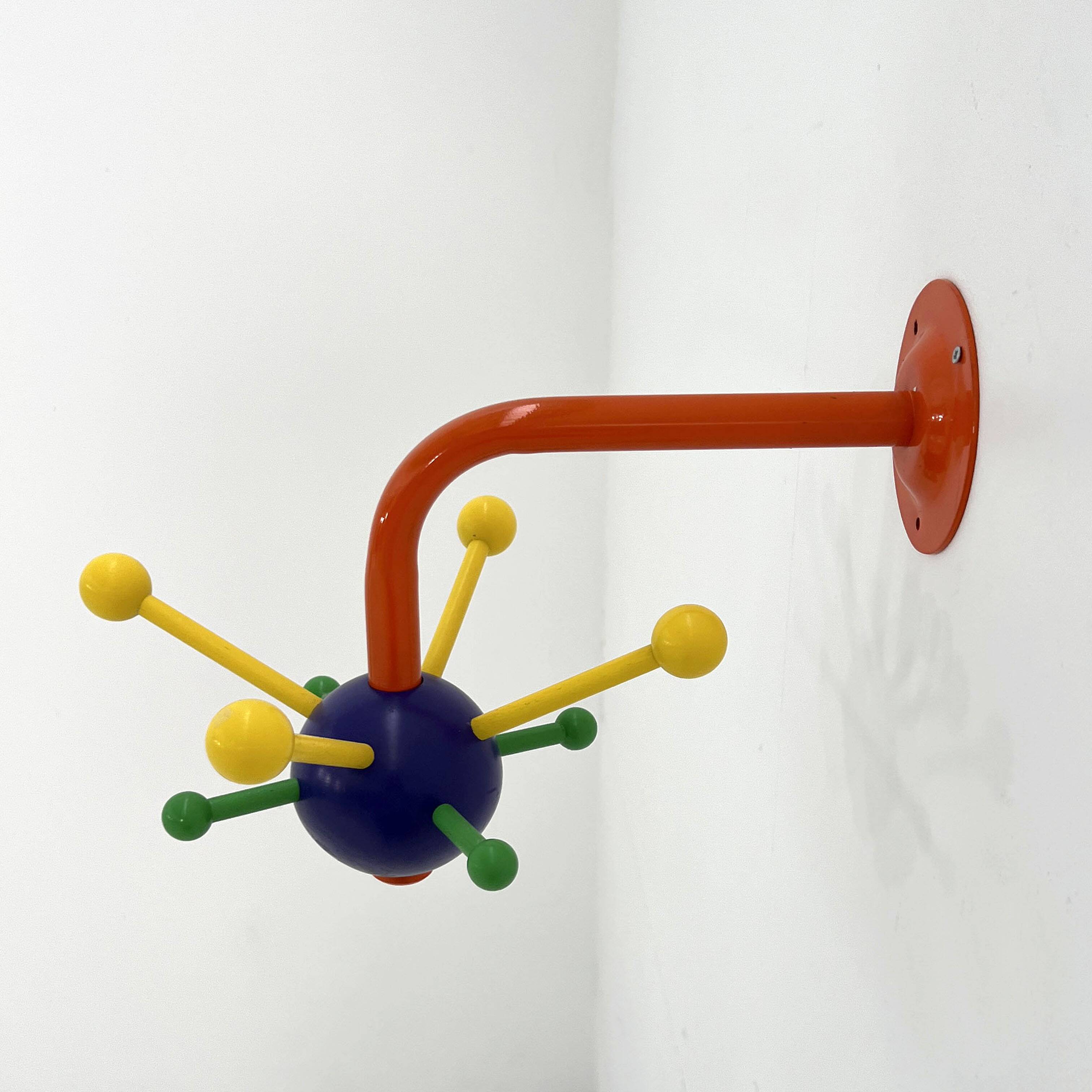 Mina multicoloured wall coat rack by Ikea, 1990