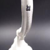 Old white enamelled metal patère