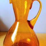 Amber decanter biot 70s