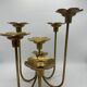 Candlestick candle holder 7 branches flowers