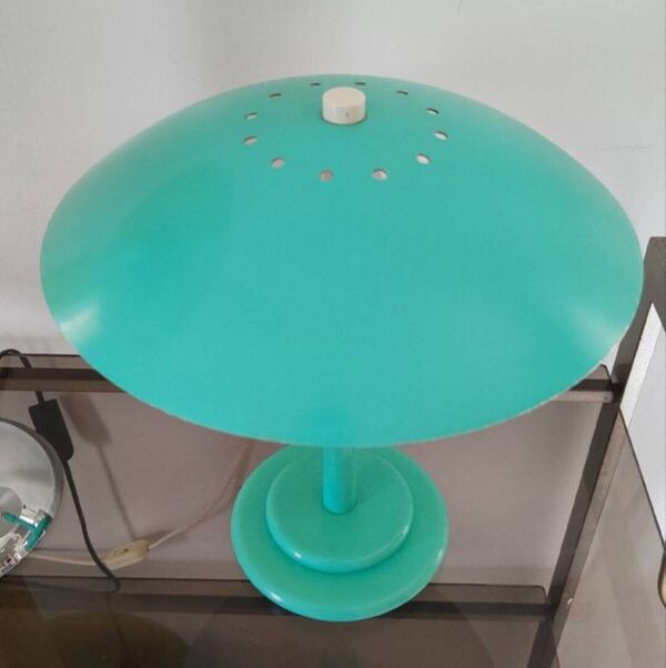 Lampe champignon aluminor 1980