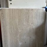 Table basse carrée 100% Travertin Romain