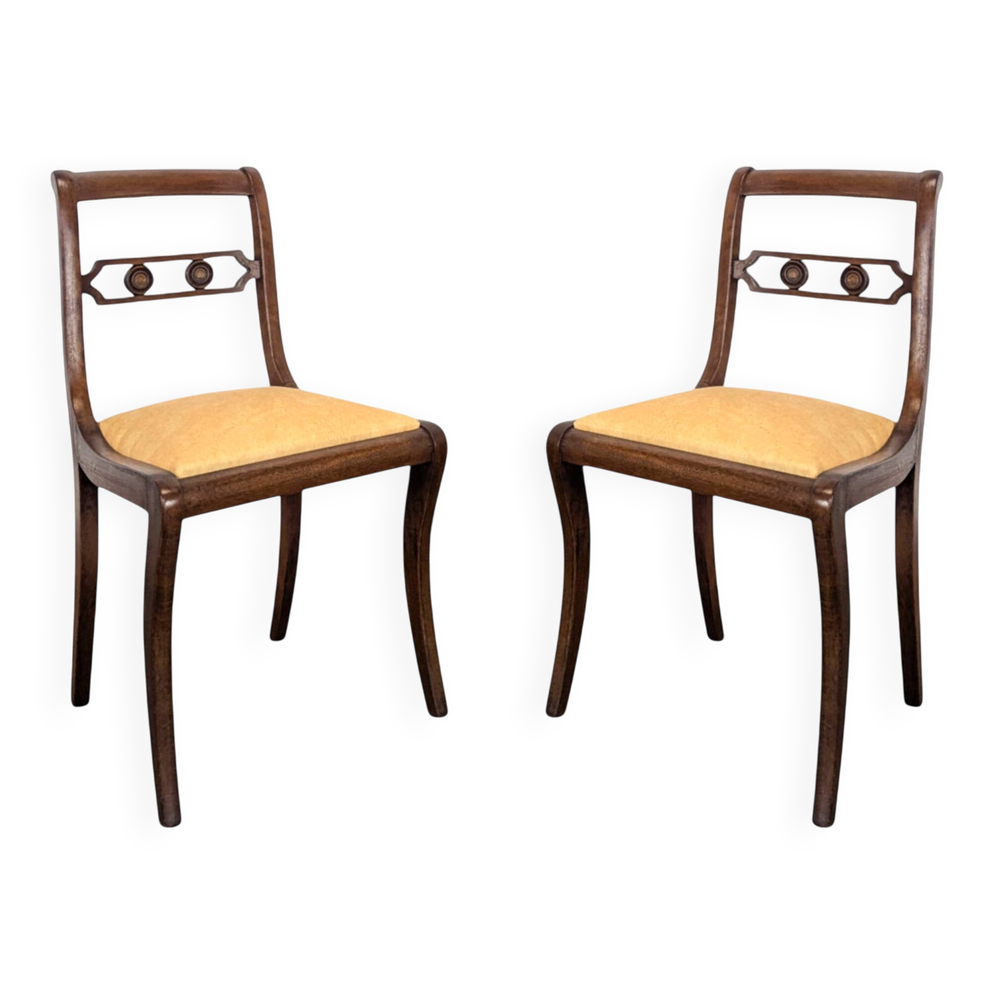 Pair of English-style chairs