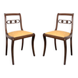 Pair of English-style chairs