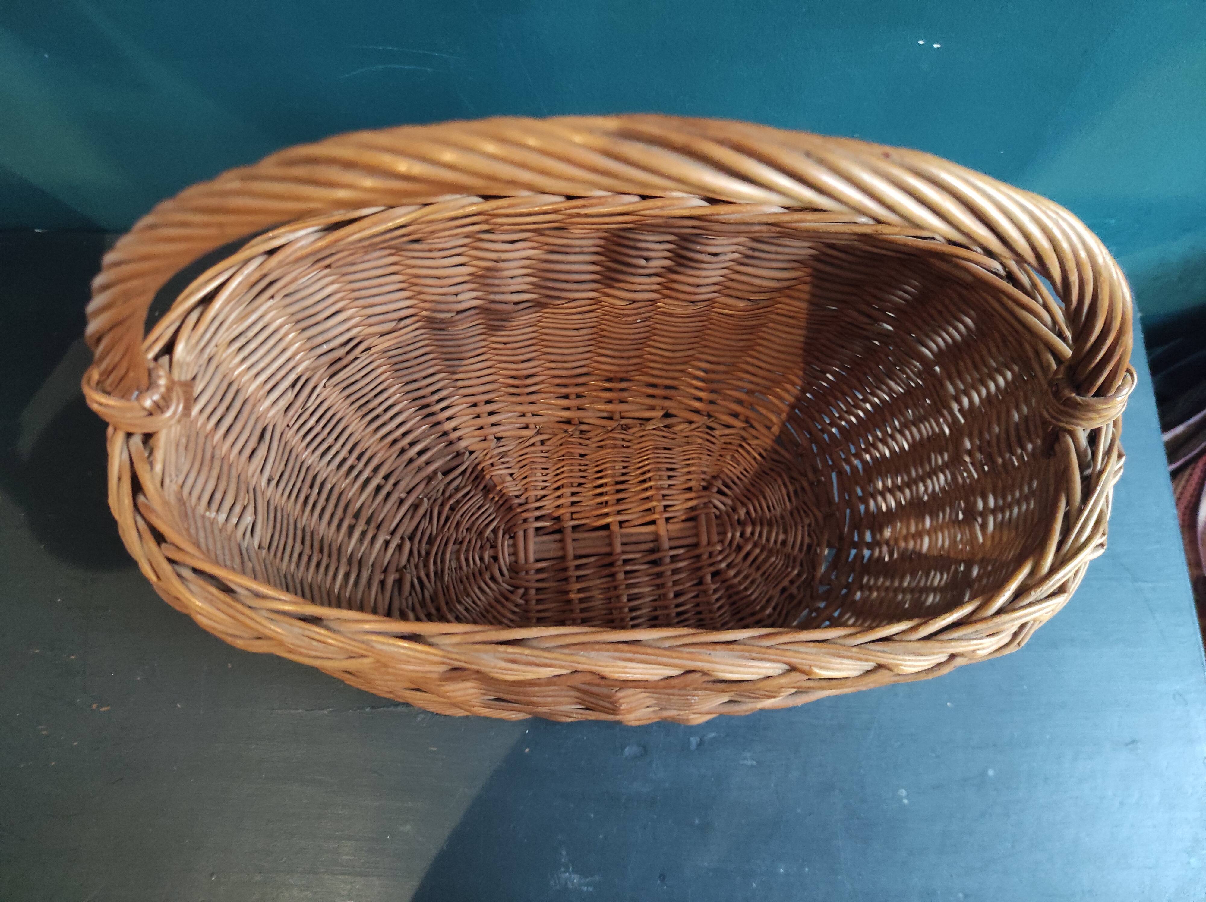 Vintage French oval basket