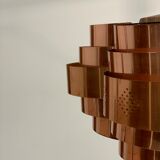 Copper Ceiling Lamp by Verner Schou für Coronell, 1967