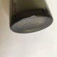 Vase mid century scandinave en verre gris kaki