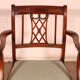 fauteuil de bureau ou autre de style hepplewhite en acajou
