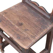 French provincial oak chair, Lorraine – late 17th/early 18th c. (no. 2)