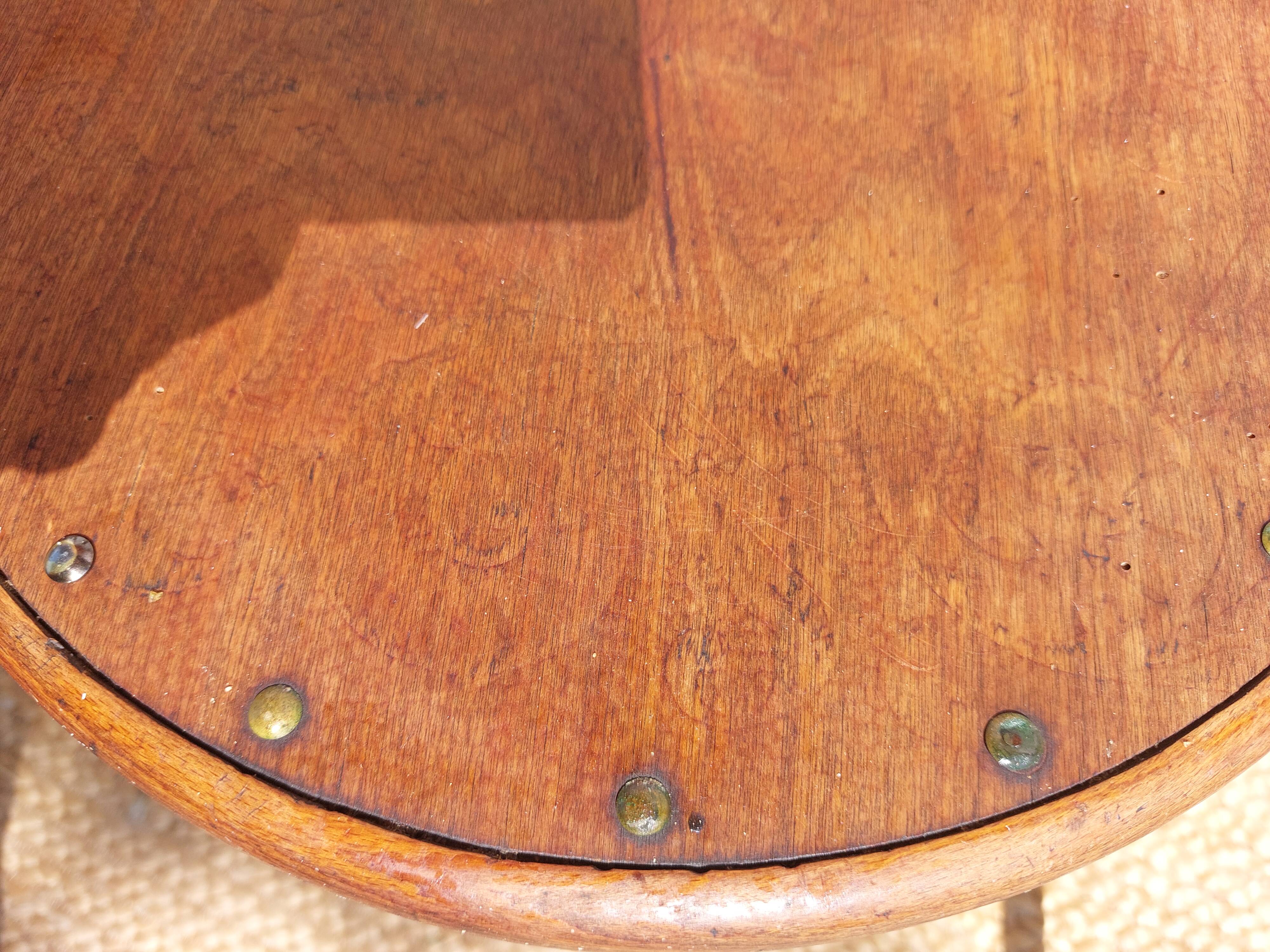 4 curved wooden bistro chairs