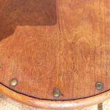 4 curved wooden bistro chairs