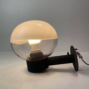 Pair of Murano Exterior Wall Lamps att. To Vistosi, Italy, 1970-80s