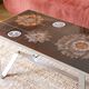Vintage coffee table in glazed ceramic and metal – 1970s