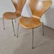 2 Chaises par Arne Jacobsen pour Fritz Hansen 1978