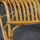 Rattan armchair Belse 8, Rohé Noordwolde, 1950