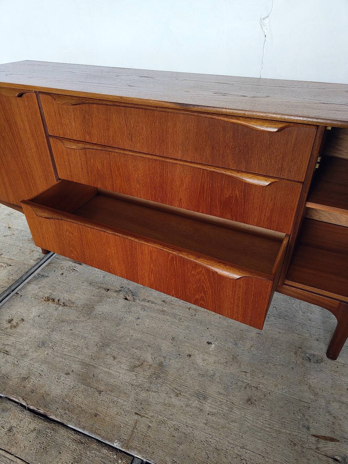 Scandinavian style teak sideboard from the 60s