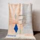Tapis beni ouarain traditionnel fait main