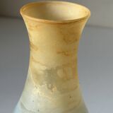 Acidulated art glass vase signed Galiano vintage 80s