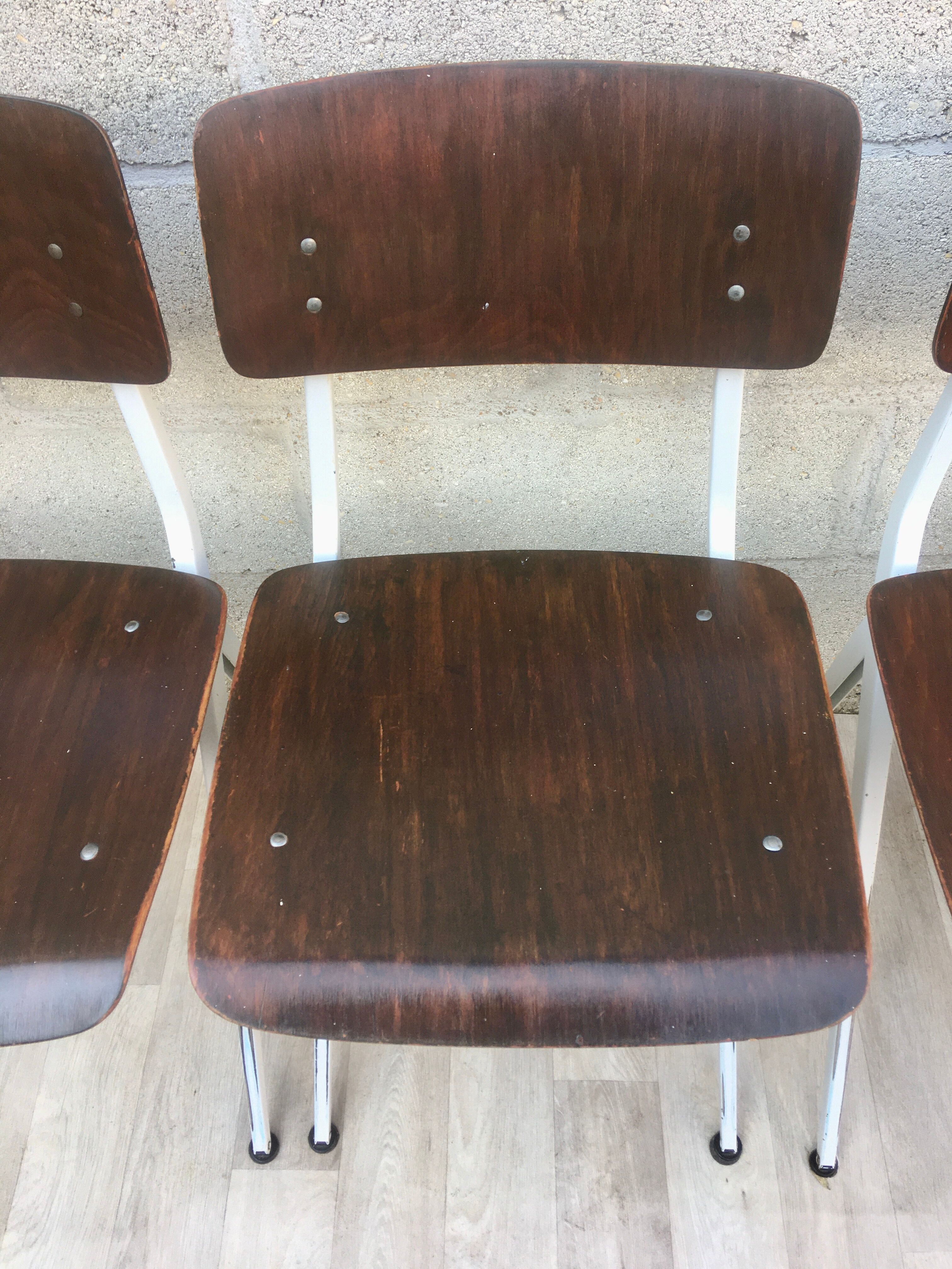 ♻️Set of 4 chairs Vintage and design Marko Kooistra