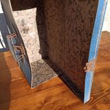 Set of 3 old cardboard suitcases