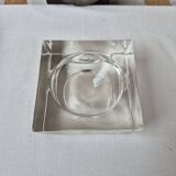Pair of designer glass candle holders