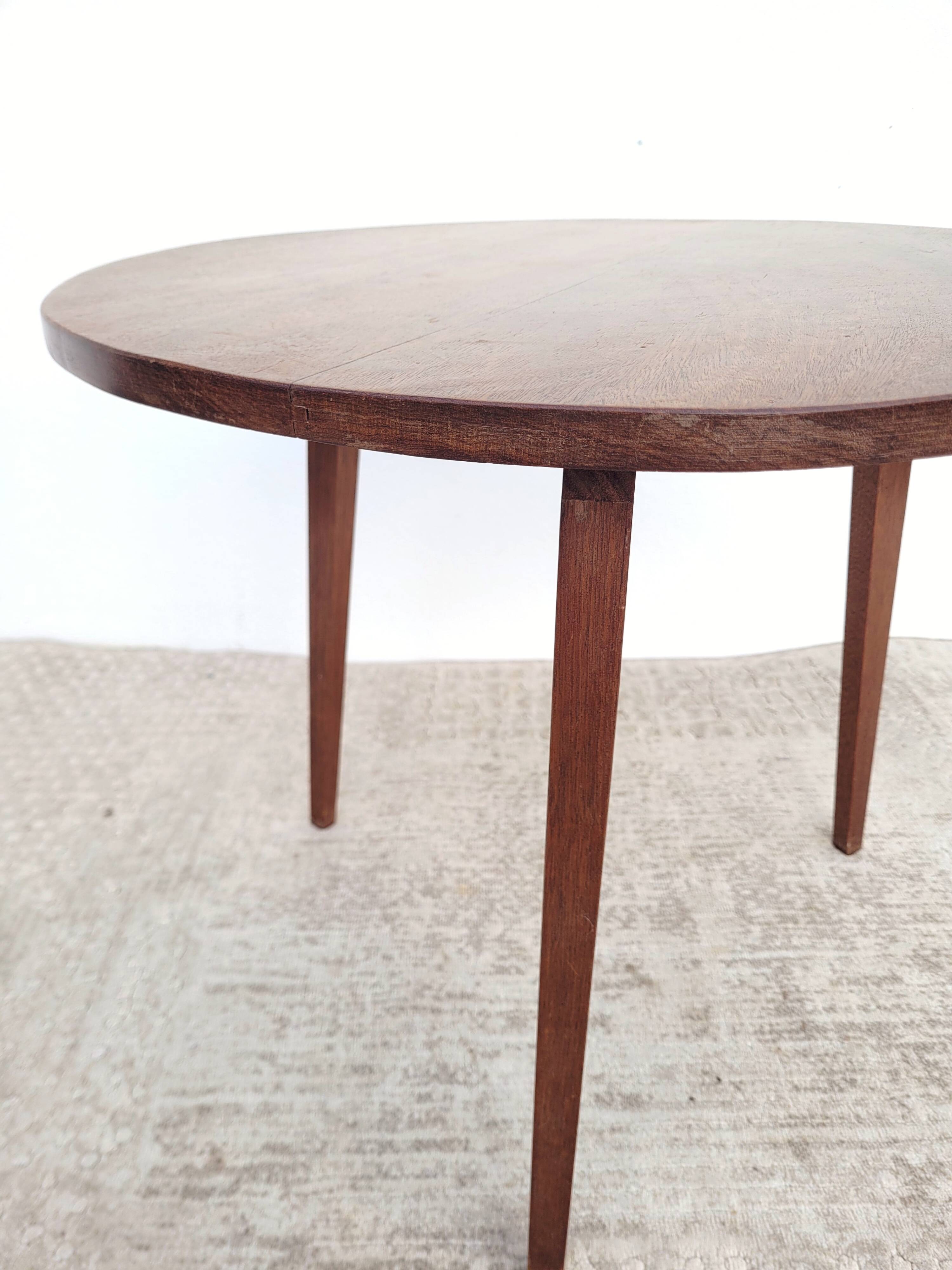 Small round coffee table circa 1960