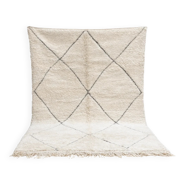 Thick Berber rug in wool – Diamond