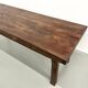 Small 1950s farmhouse table in blond walnut