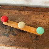 Patère en bois 60s