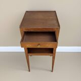 Vintage oak bedside table – circa 1950