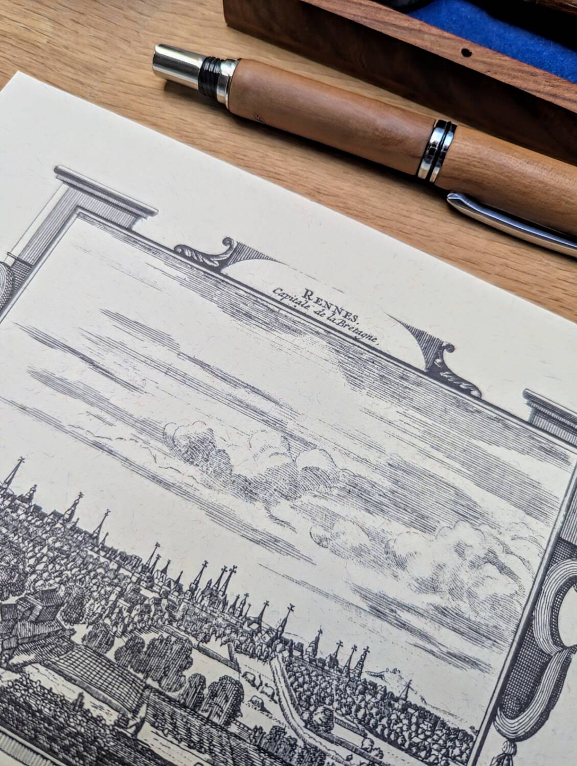 Printed in 1970, Rennes, Brittany.