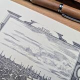 Printed in 1970, Rennes, Brittany.