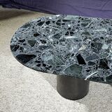 Green marble coffee table