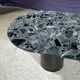 Green marble coffee table