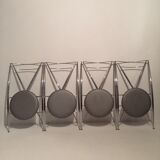 Yamakado, 4 Cinderella folding chairs, design 1987