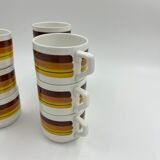 Set of ceramic cups Moulin des loups